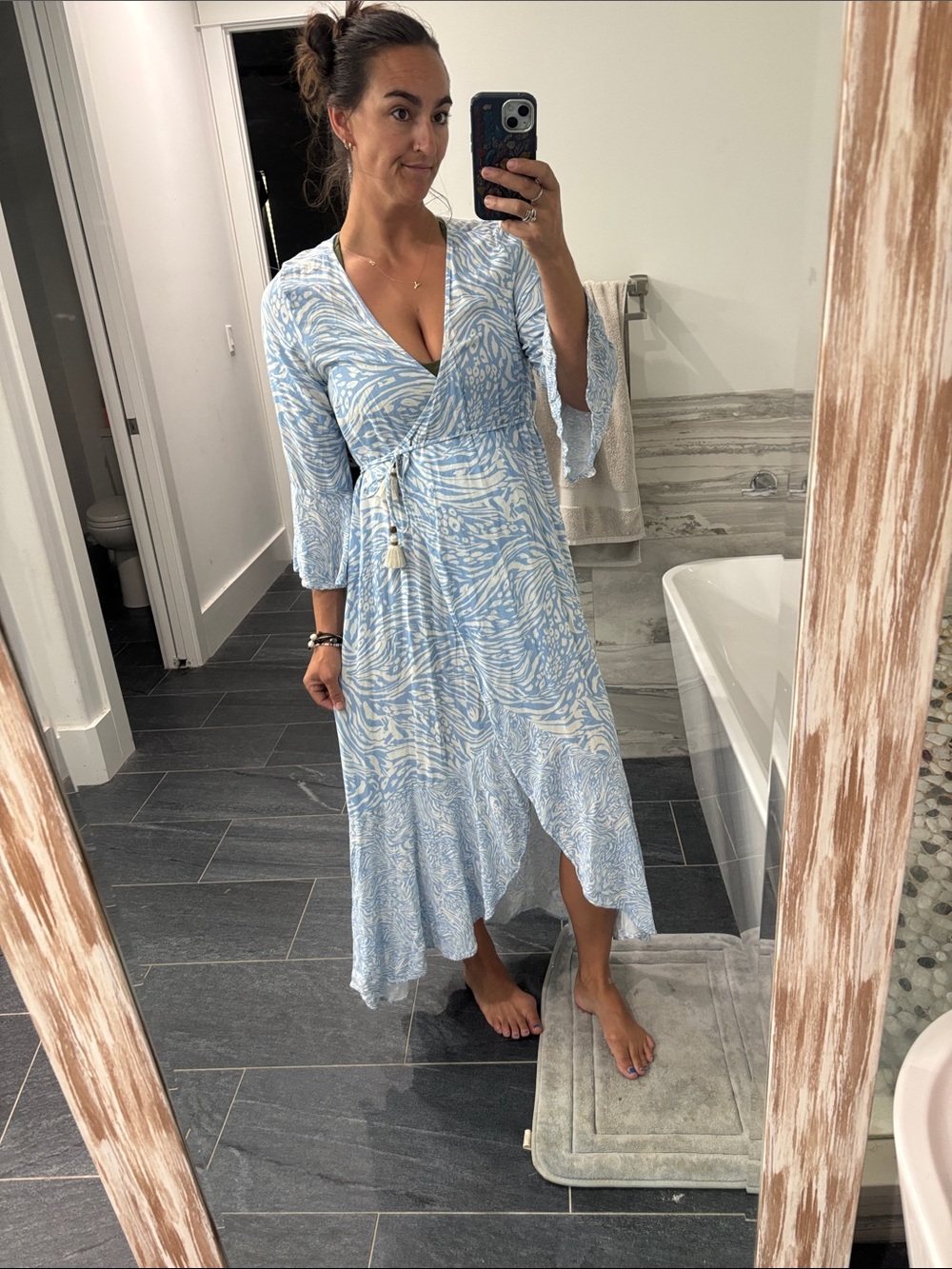 Maaji Iris Wild wrap dress/coverup